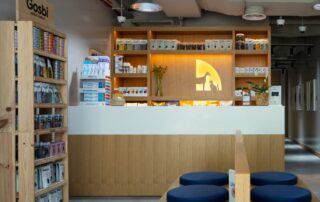 Vet clinic reception